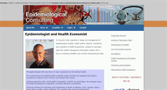 Desktop Screenshot of epidemiologicalconsulting.com
